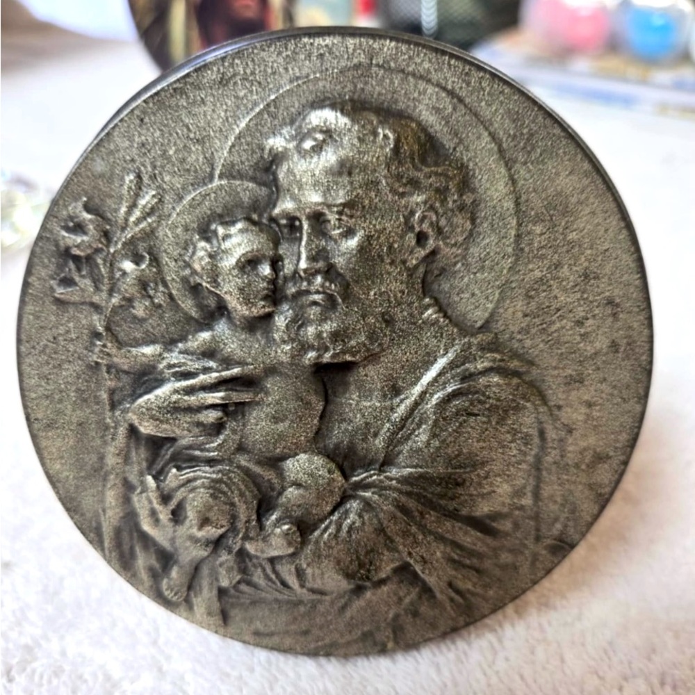 Antique Silver Religious Art